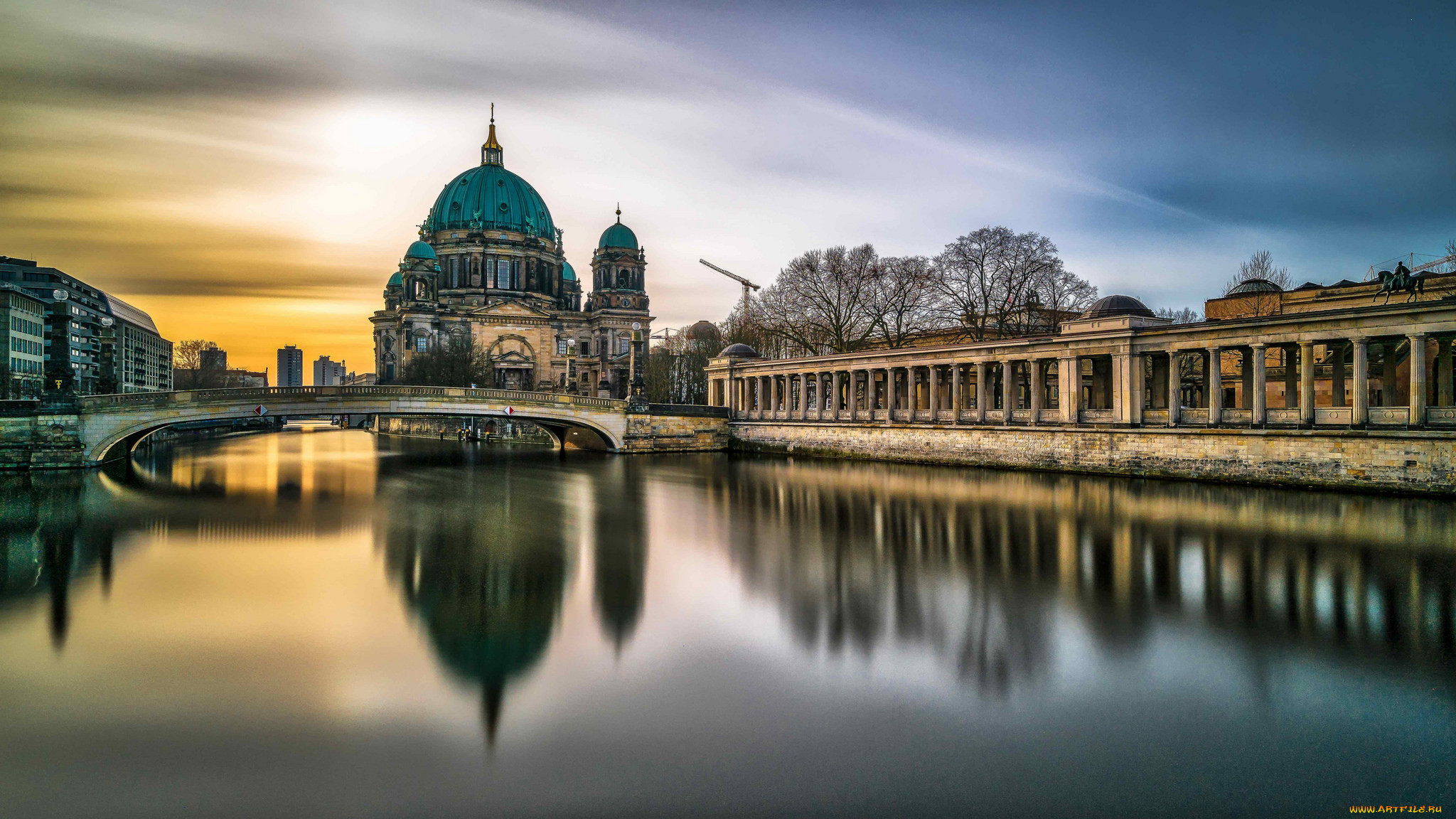 Берлин собор кафедральный и мост